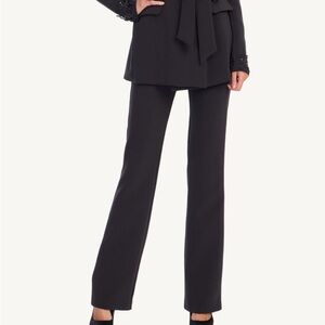 Badgley Mischka Black Slim Fit Bootcut Pant
